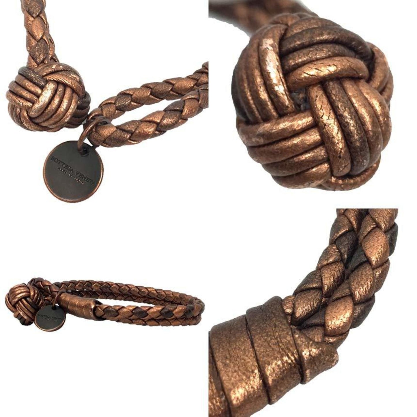 Luxury Bottega Veneta  Leather Charm Bracelet ()