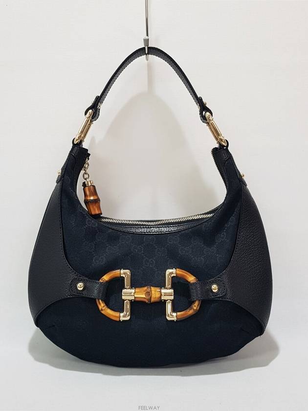 Luxury Gucci Trending 2025 Amalfi Horsebit Bamboo Hobo Bag 154378