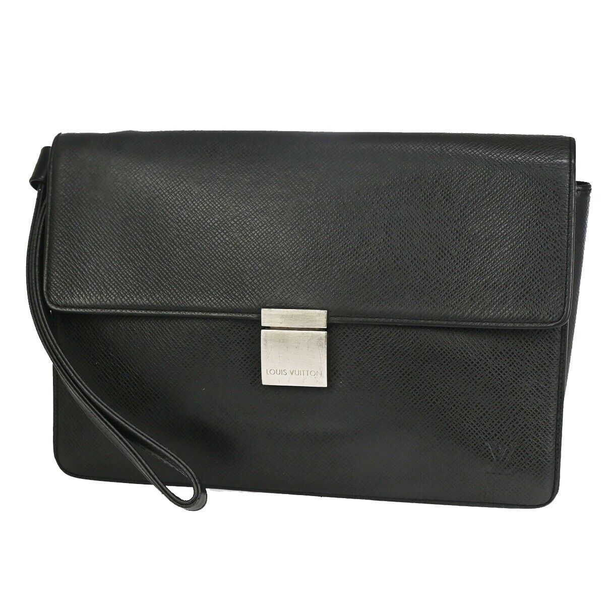 Louis Vuitton Selenga  Leather Clutch Bag ()
