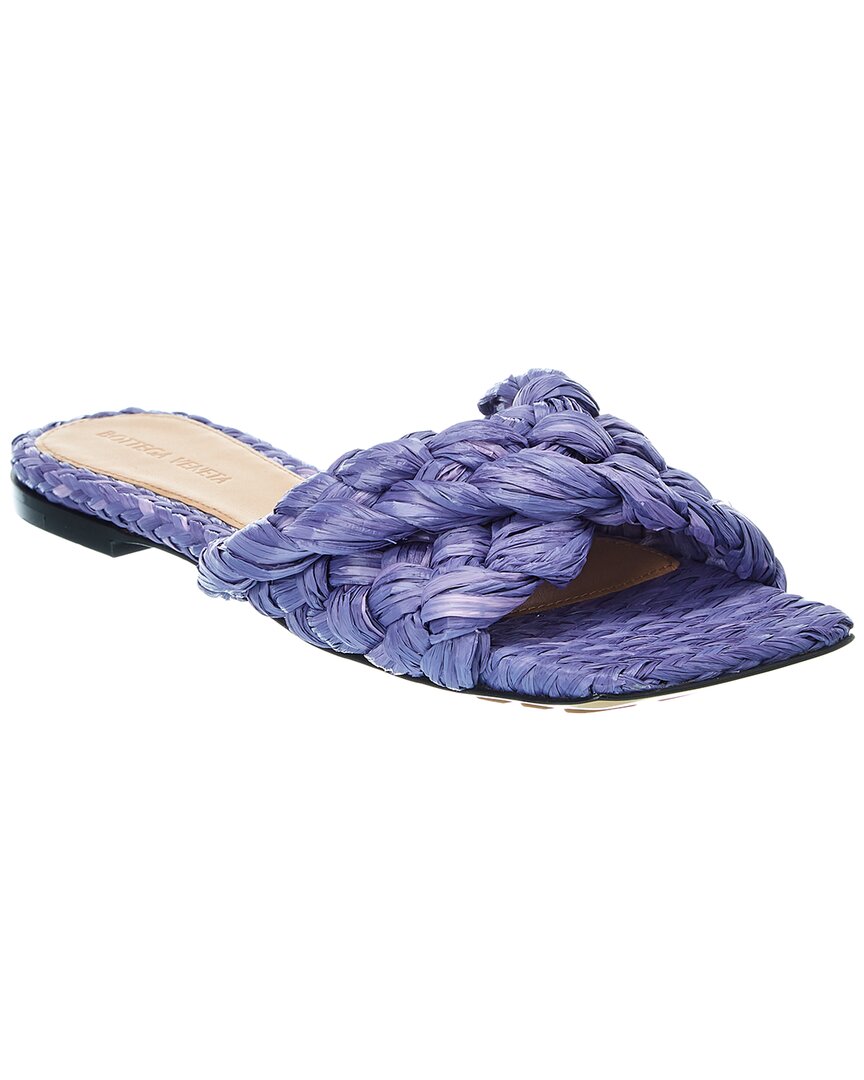 Luxury Bottega Veneta Stretch Raffia Sandal