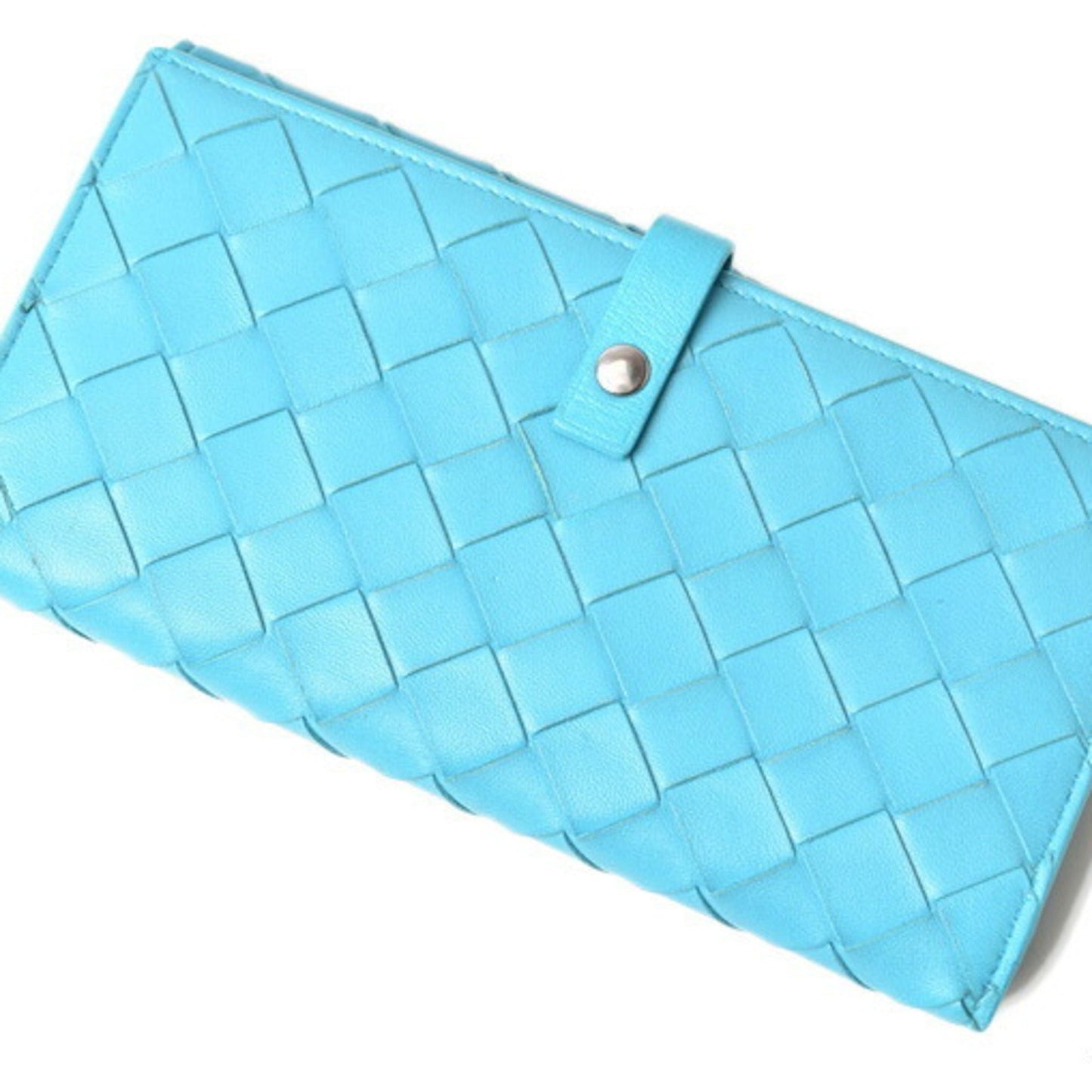 Luxury Bottega Veneta Intrecciato  Leather Long Wallet (Bi-Fold) ()