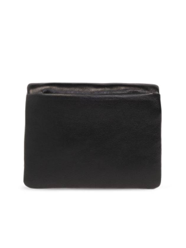 Luxury Saint Laurent Calypso Chain Card Wallet Black