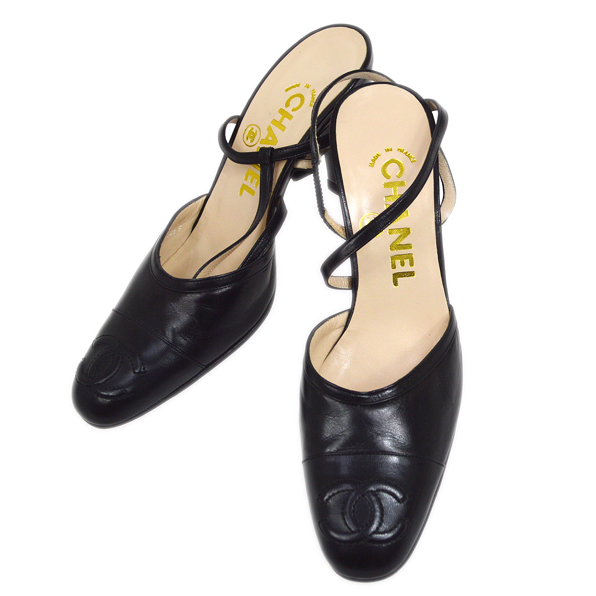Luxury Chanel Slingbacks Shoes #35 1/2