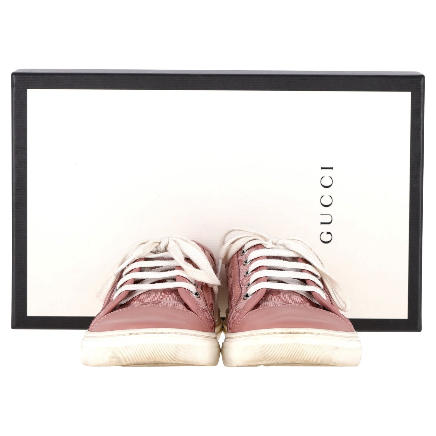Luxury Gucci Trending 2025 GG Monogram Low Top Sneakers in Pink Leather