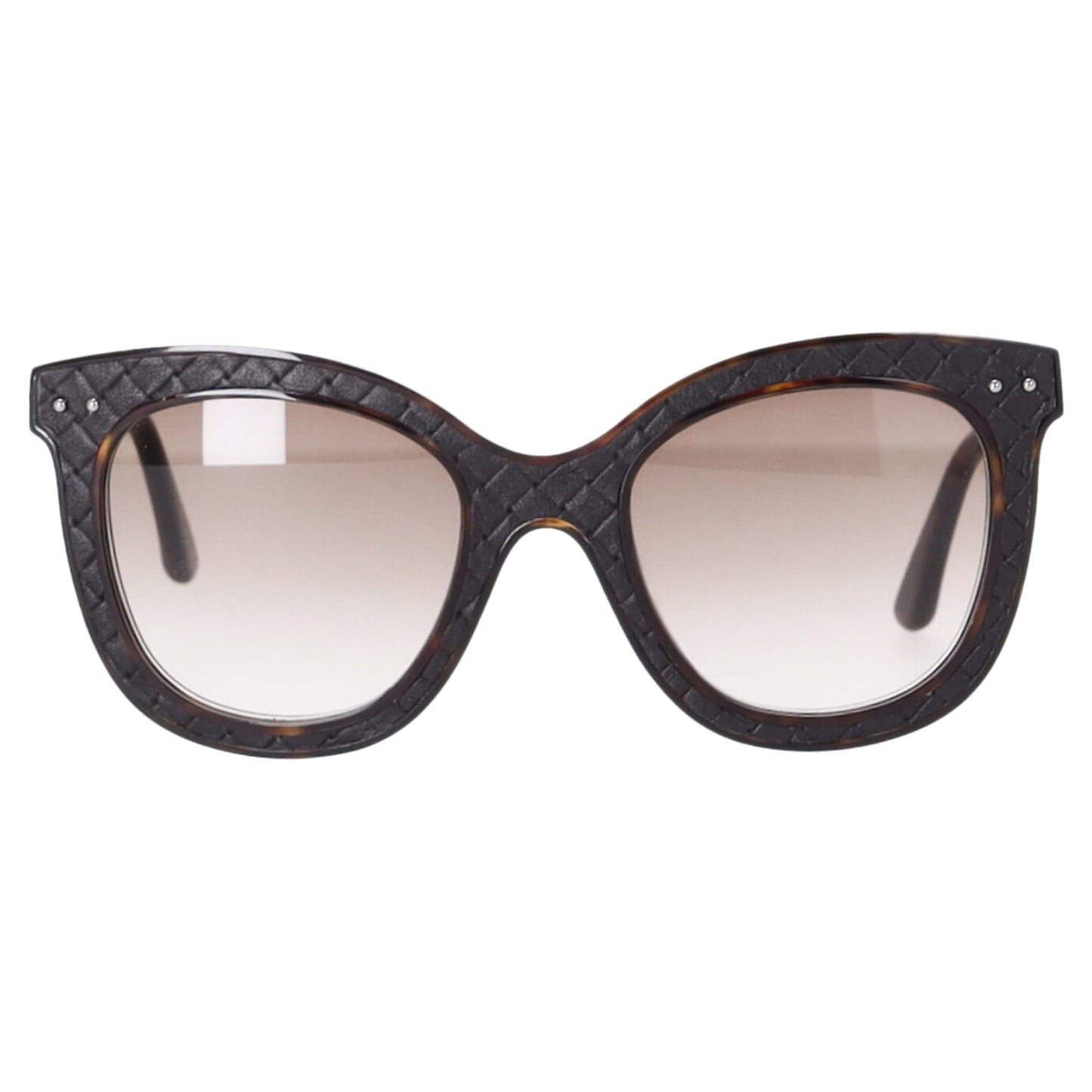 Luxury Bottega Veneta Oversize Tortoiseshell Gradient Sunglasses in Brown Acetate