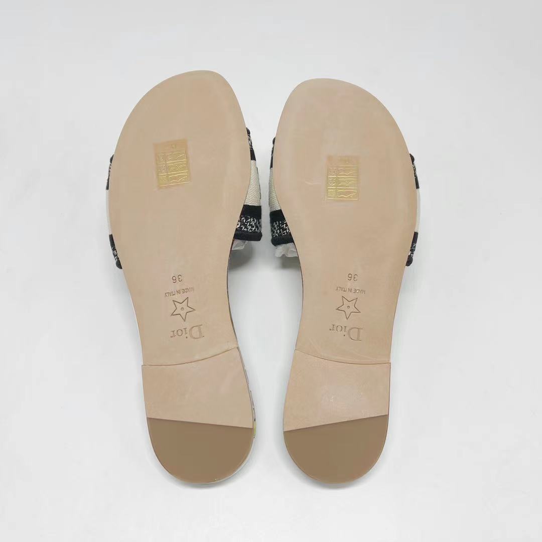Dior Size36 Dway Slide Multicolor