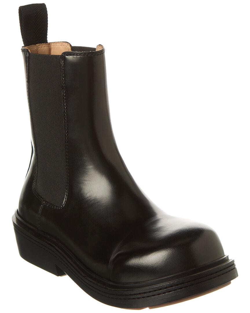 Luxury Bottega Veneta Fireman Leather Bootie