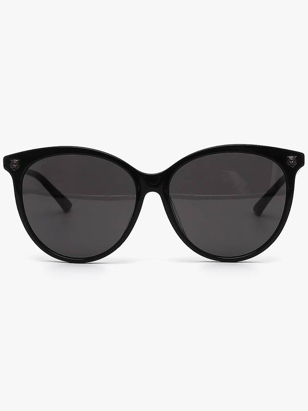 Luxury Gucci Trending 2025 Eyewear Women's Cat Eye Sunglasses Black
