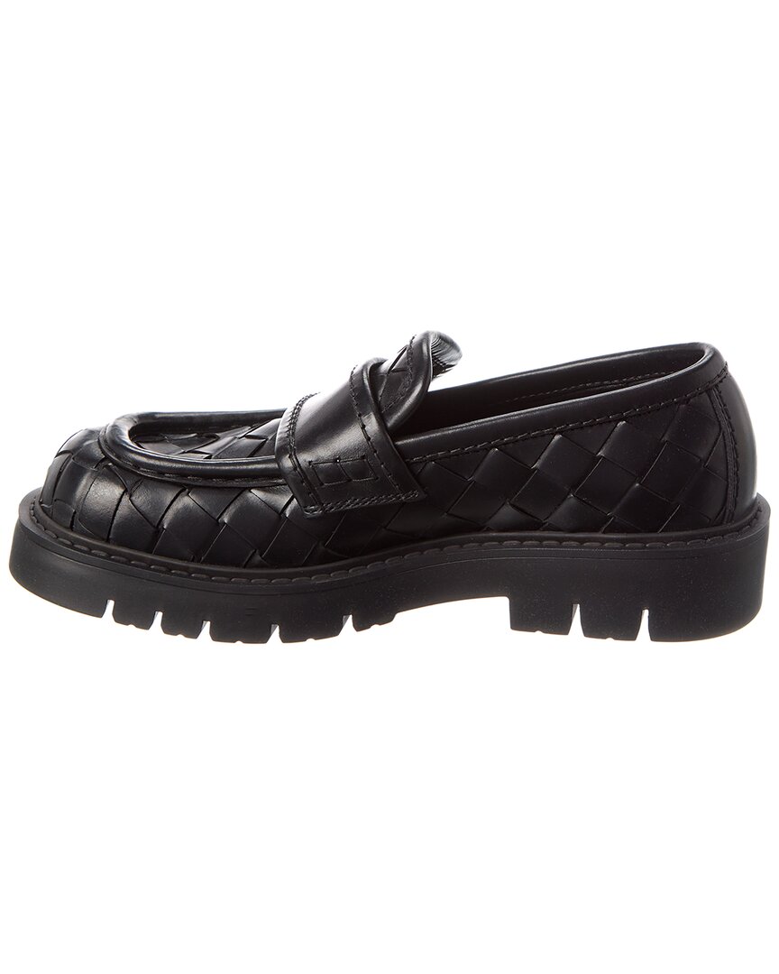 Luxury Bottega Veneta Haddock Intrecciato Leather Loafer