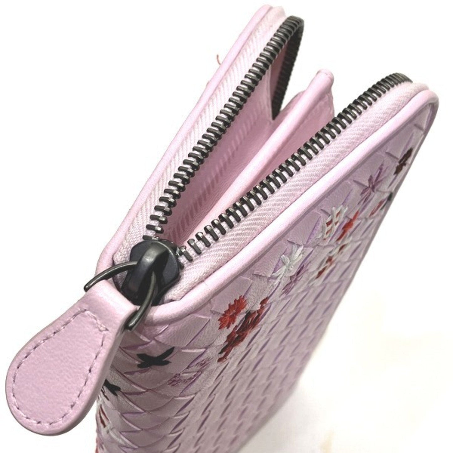 Luxury Bottega Veneta Leather Long Wallet (Bi-Fold) ()