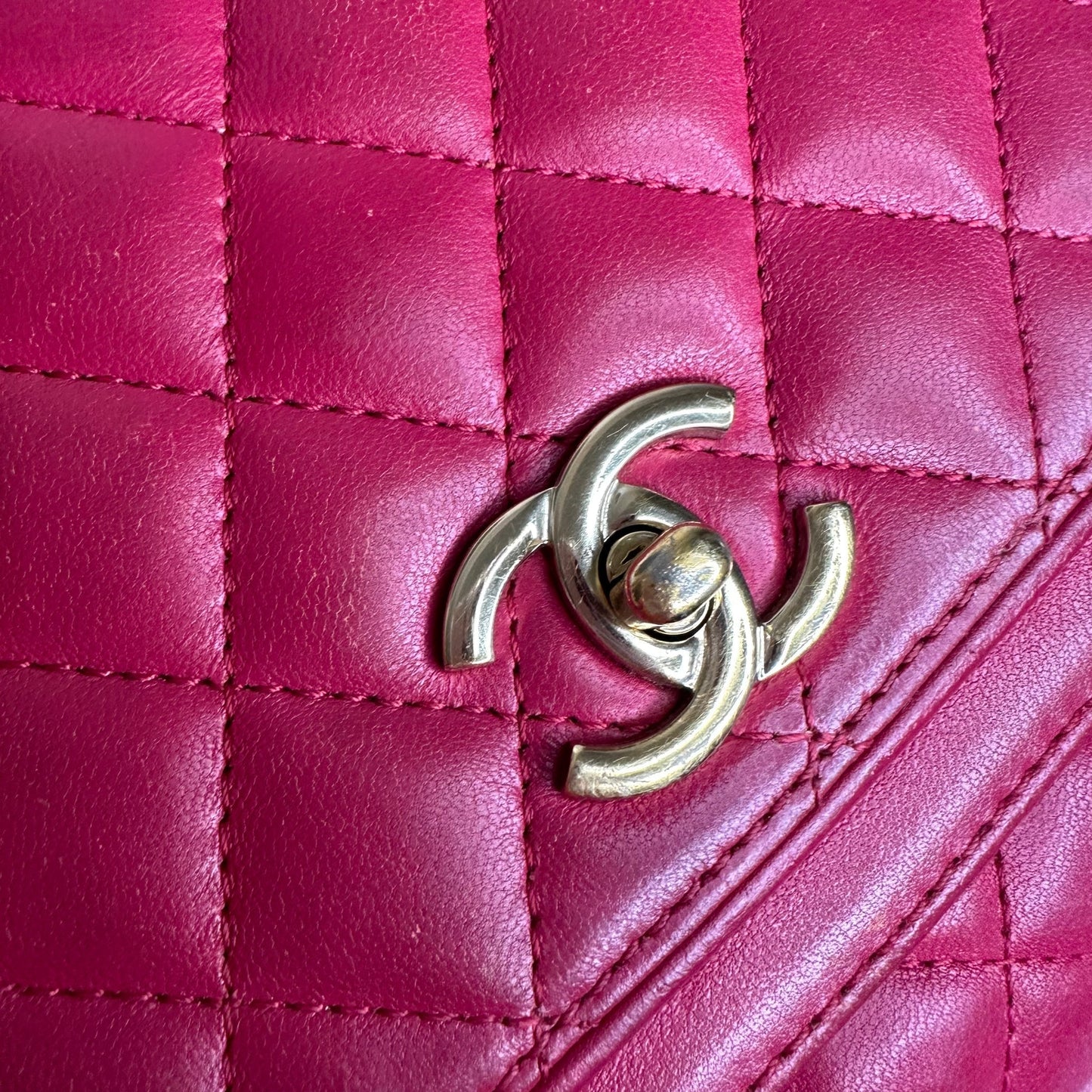 Luxury Chanel Pink Flap Bag