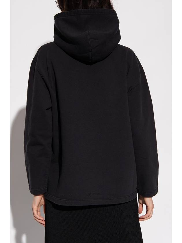 Luxury Balenciaga Simpsons Print Hoodie Black