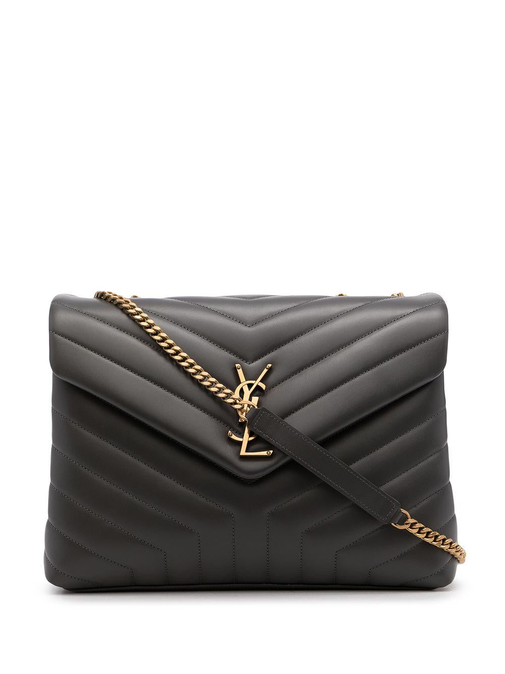 Luxury Saint Laurent Women's Ysl Bo Mng Loulou M in Storm/Storm | 574946DV7271112