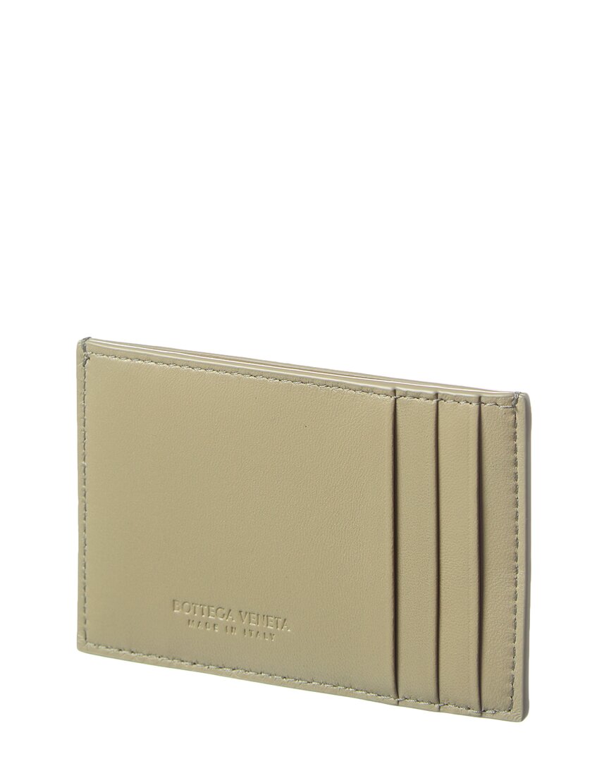 Luxury Bottega Veneta Cassette Maxi Intrecciato Leather Card Case