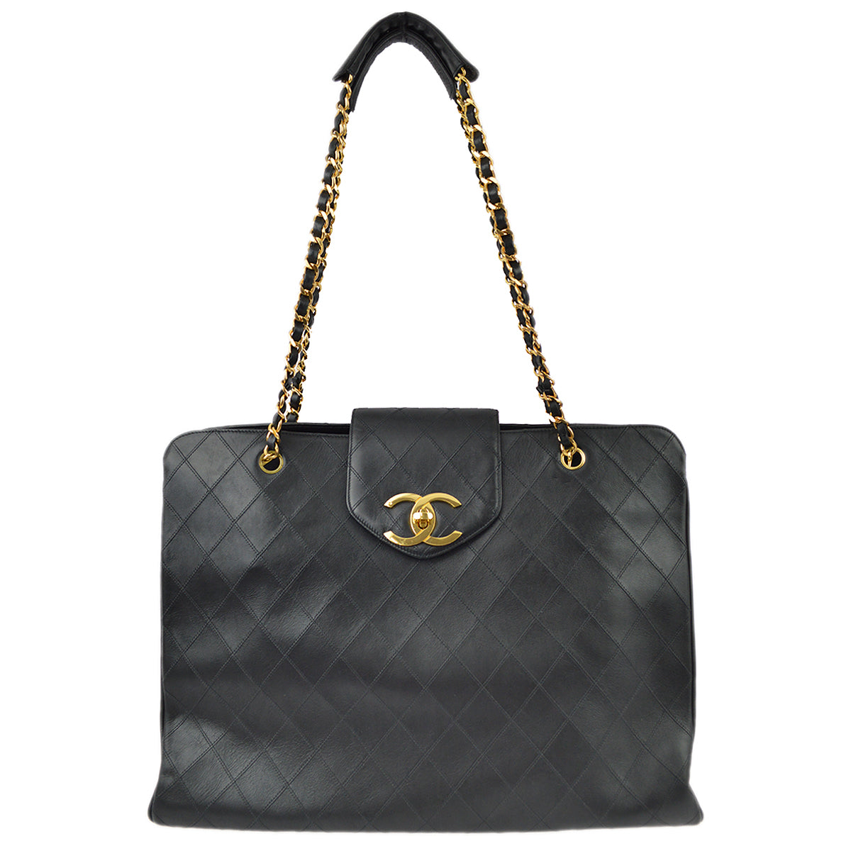 Chanel 1994-1996 Lambskin Supermodel Bicolore Shoulder Bag