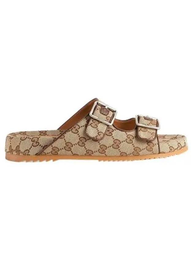 Luxury Gucci Trending 2025 Men's Strap Slide Sandals Beige