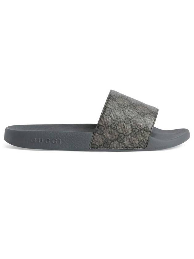 Luxury Gucci Trending 2025 GG Monogram Slider Slippers Grey