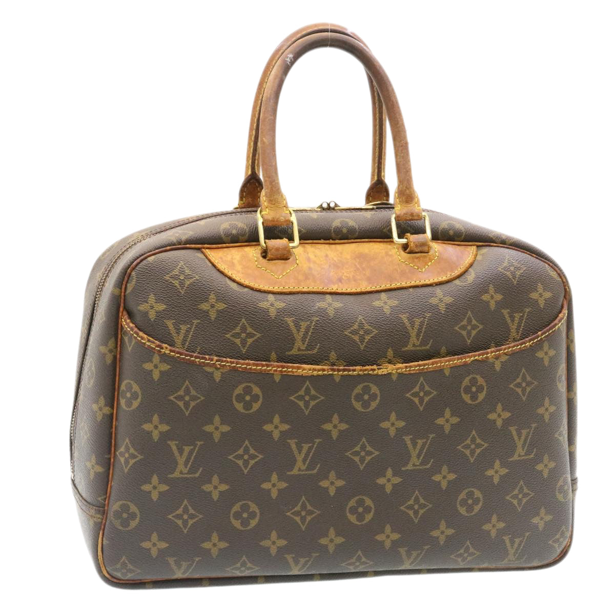LOUIS VUITTON Monogram Deauville Hand Bag M47270 LV ds235
