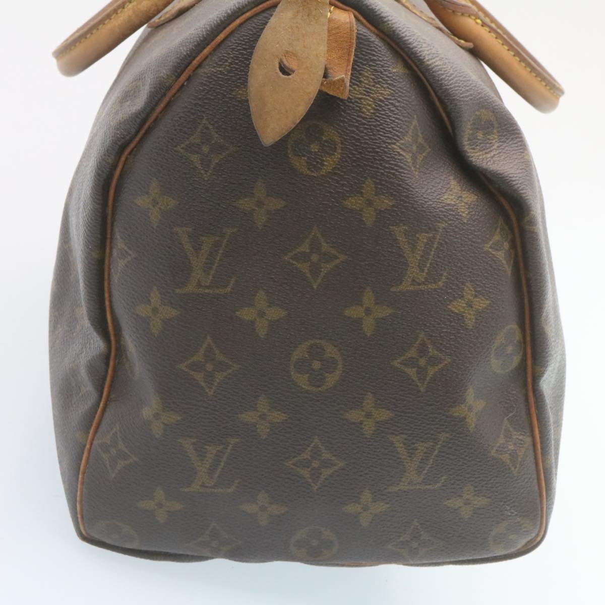 LOUIS VUITTON Monogram Speedy 35 Hand Bag M41524 LV ds370
