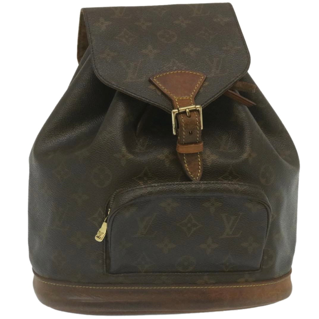 LOUIS VUITTON Monogram Montsouris MM Backpack M51136 LV ds432