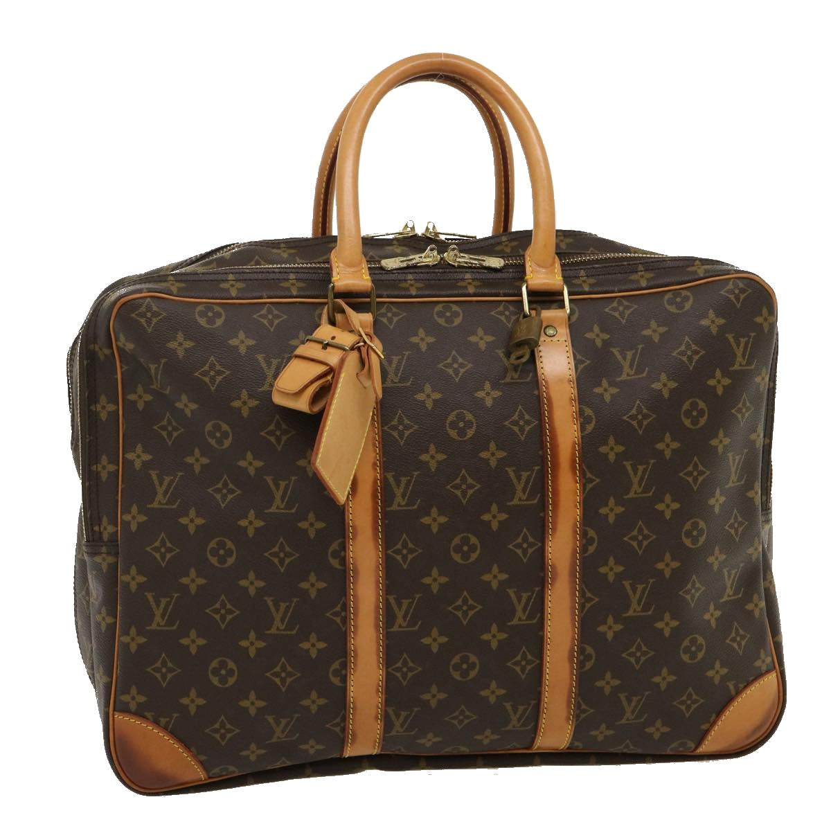 LOUIS VUITTON Monogram Sirius 45 Boston Bag M41408 LV ds475