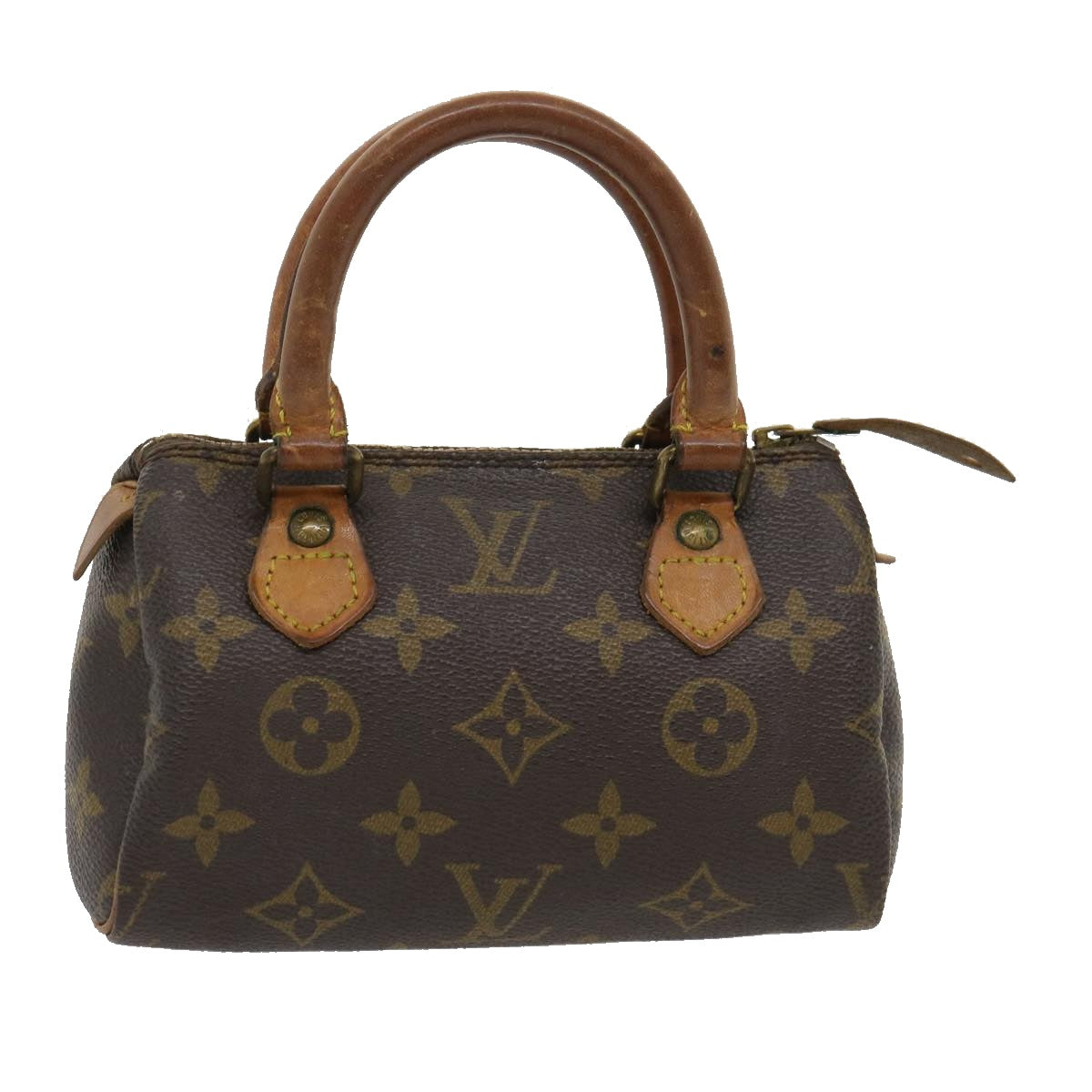 LOUIS VUITTON Monogram Mini Speedy Hand Bag M41534 LV ds518