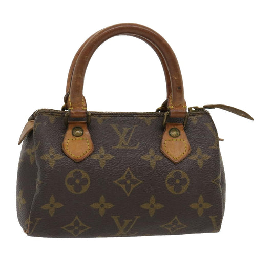 LOUIS VUITTON Monogram Mini Speedy Hand Bag M41534 LV ds518