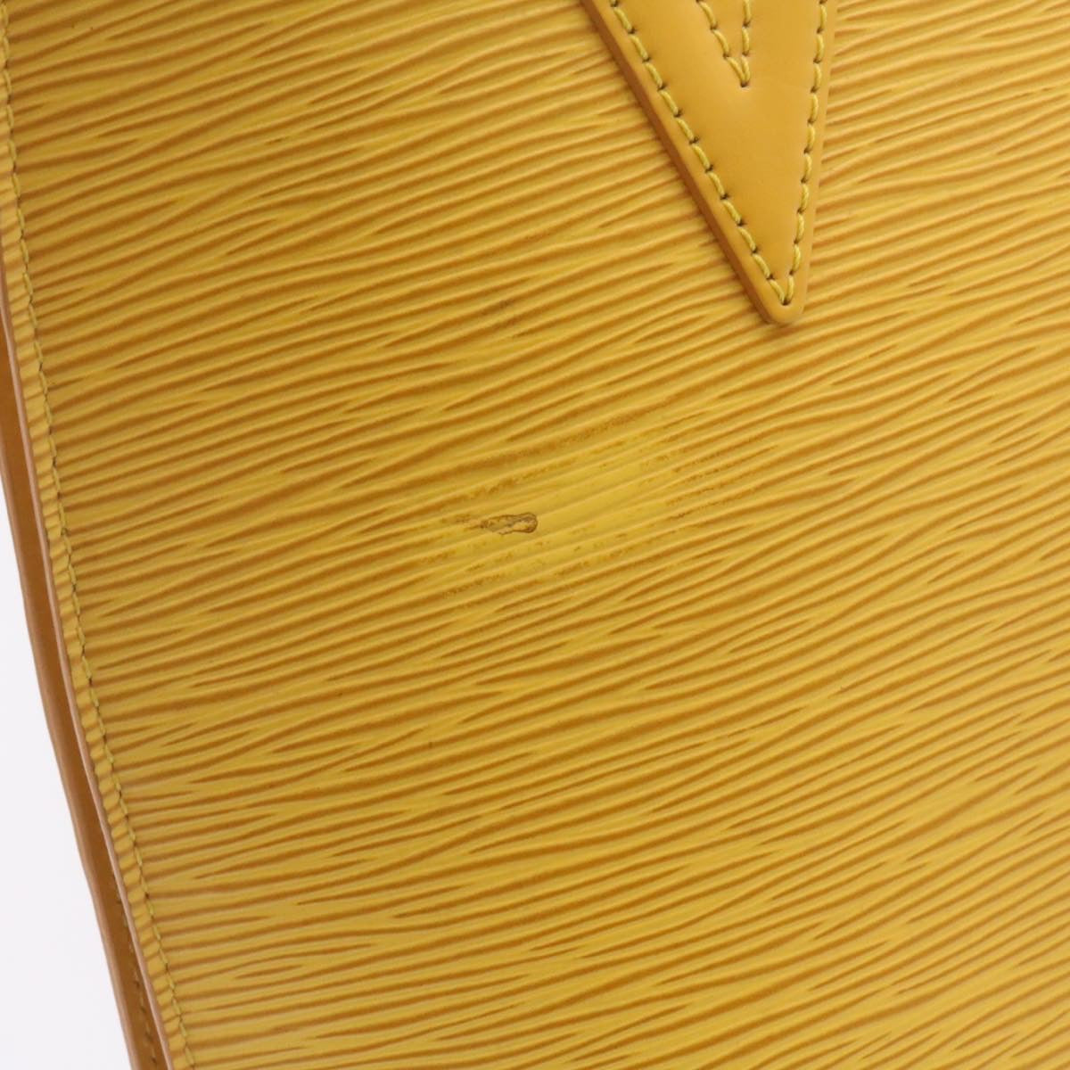 LOUIS VUITTON Epi Lussac Shoulder Bag Yellow M52289 LV dt003