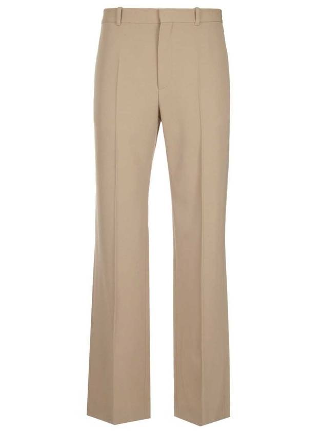 Luxury Balenciaga Straight Pants Beige