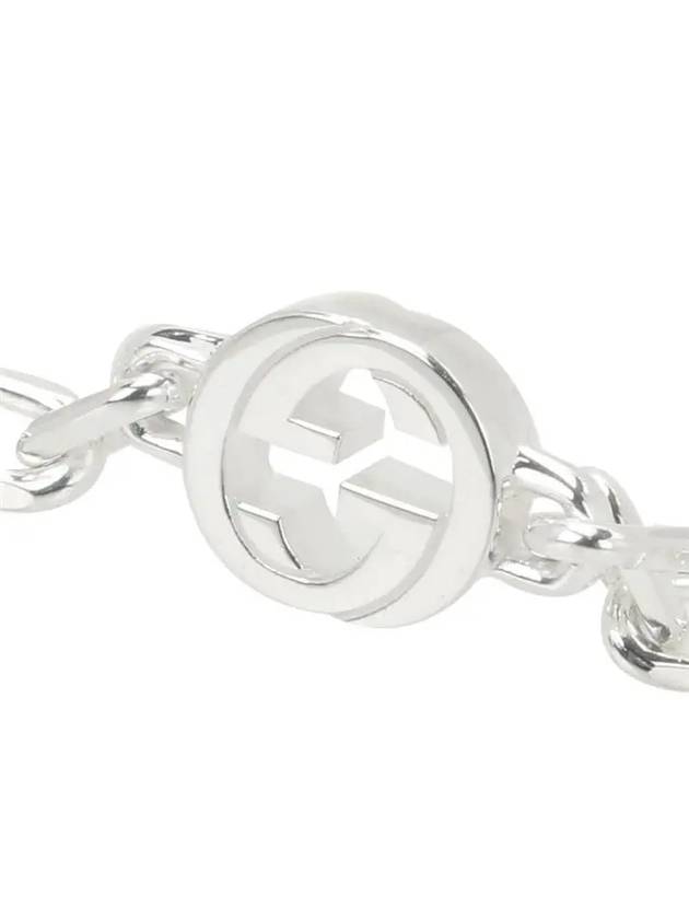 Luxury Gucci Trending 2025 Interlocking G Chain Bracelet Silver