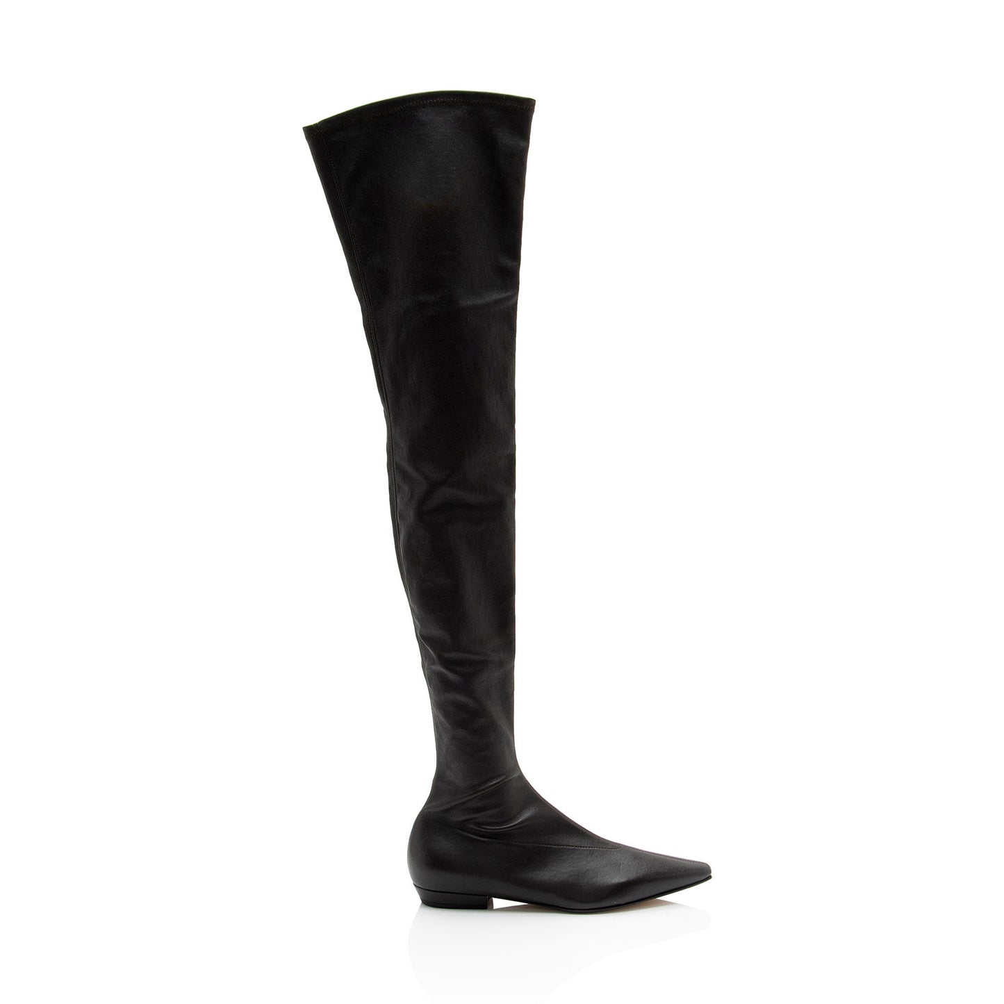 Luxury Bottega Veneta Leather Over The Knee Boots