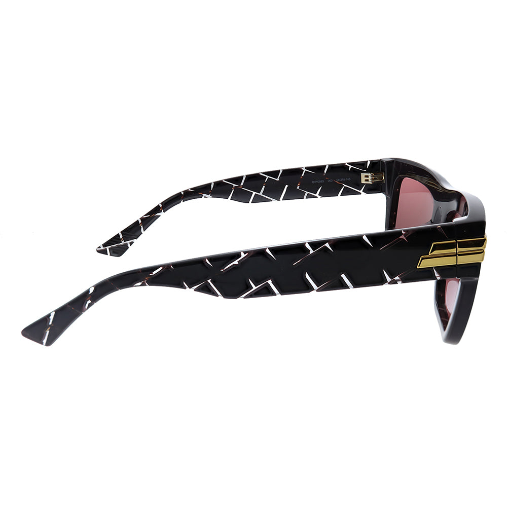 Luxury Bottega Veneta  BV 1058S 003 Unisex Rectangle Sunglasses