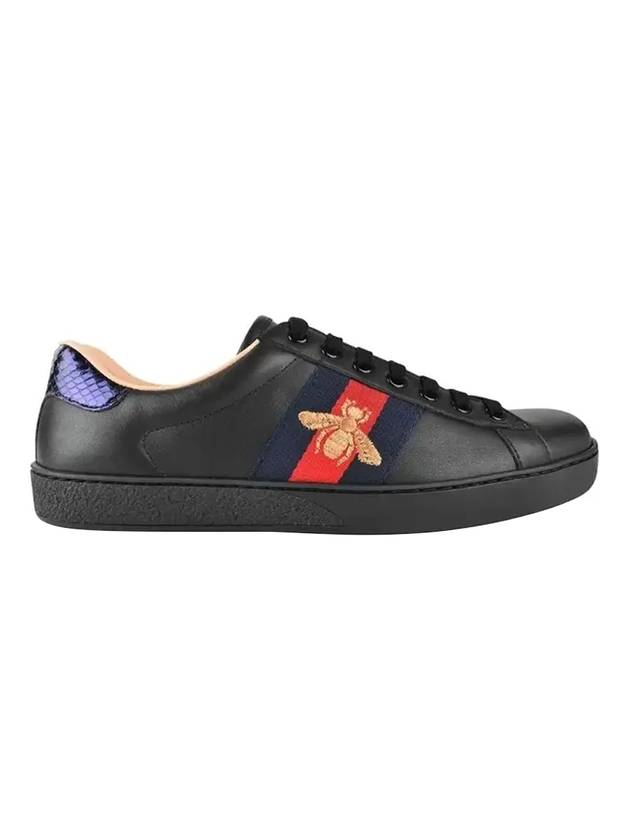 Luxury Gucci Trending 2025 Ace Bee Low Top Sneakers Black
