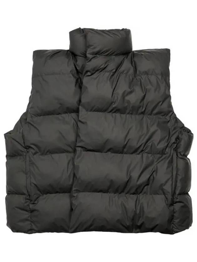 Luxury Balenciaga Wrap Puffer Padded Vest Black