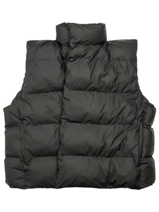 Luxury Balenciaga Wrap Puffer Padded Vest Black