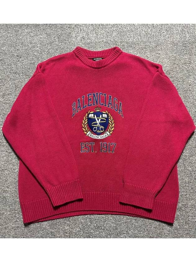 Luxury Balenciaga ribbed hem knit 115