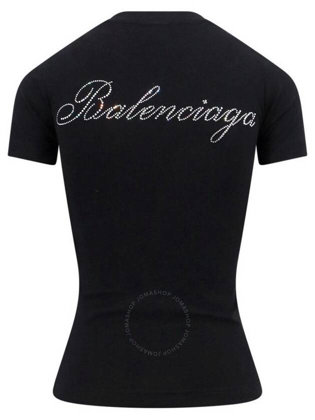 Luxury Balenciaga 24 ss slim fit stretch cotton t-shirt 768075TPVP61000 B0650987511
