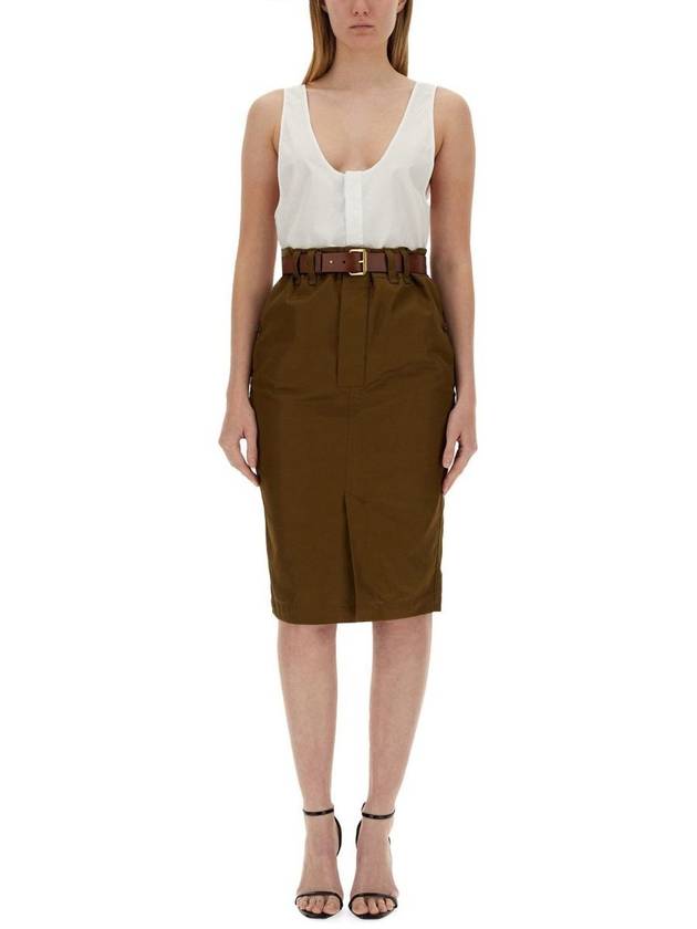 Luxury Saint Laurent Semi See-through Henry Tank Top 790074Y227W