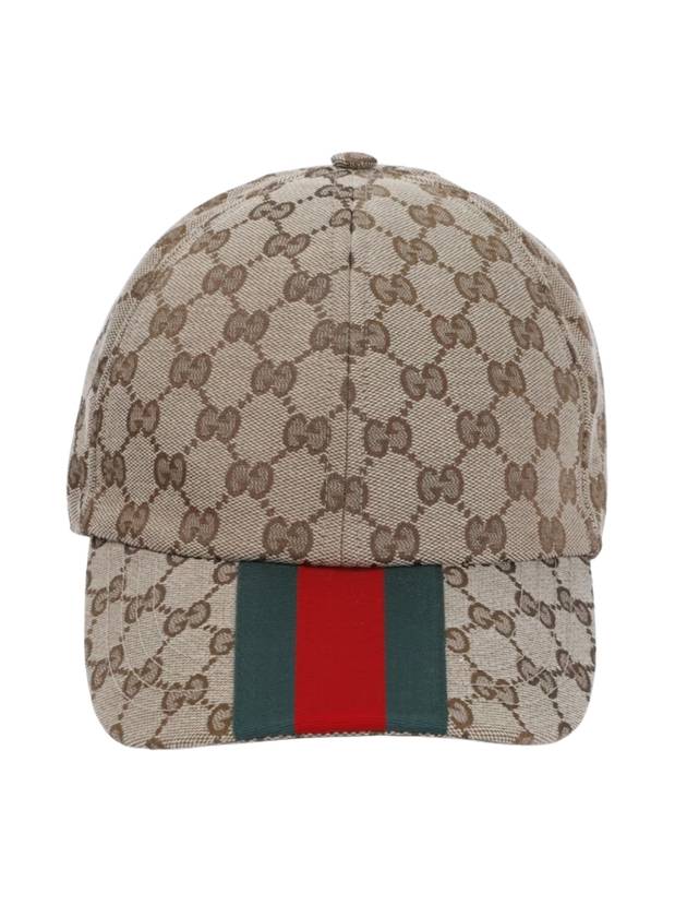 Luxury Gucci Trending 2025 Original GG Base Ball Cap Beige Ebony