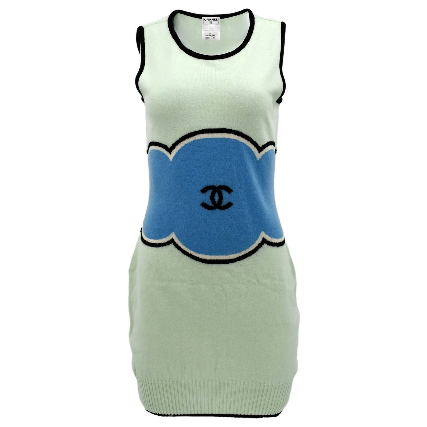 Chanel Cruise 2009 Sleeveless Dress Light Green 09C #40