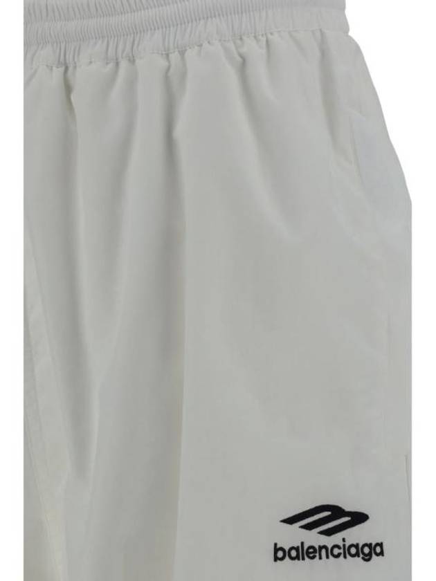 Luxury Balenciaga 3B Sports Icon Track Pants White