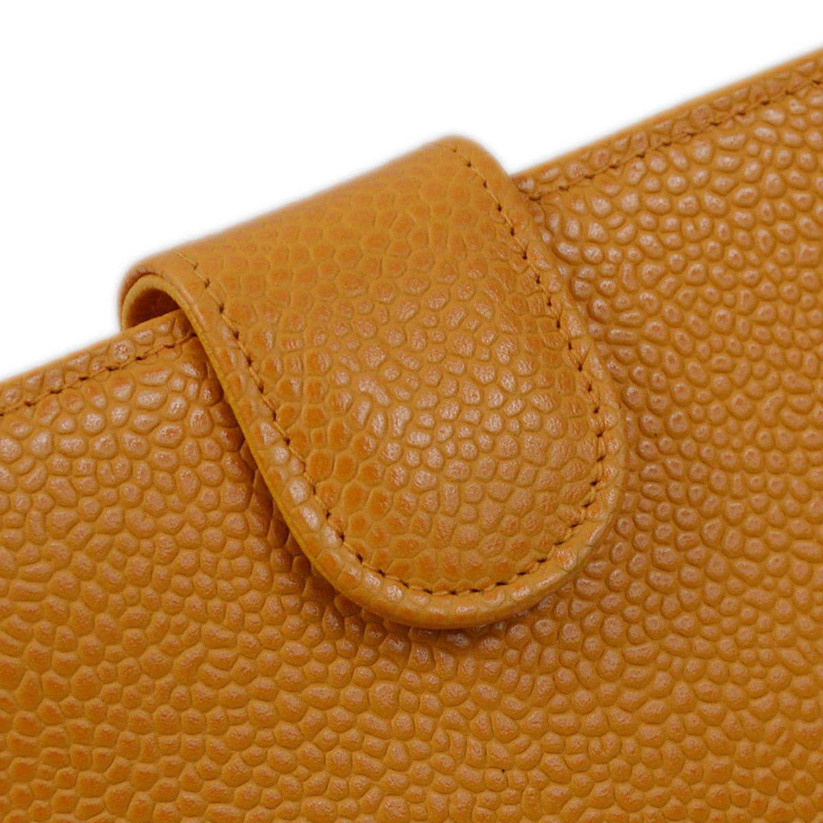 Luxury Chanel 1997-1999 Orange Caviar Timeless Long Wallet