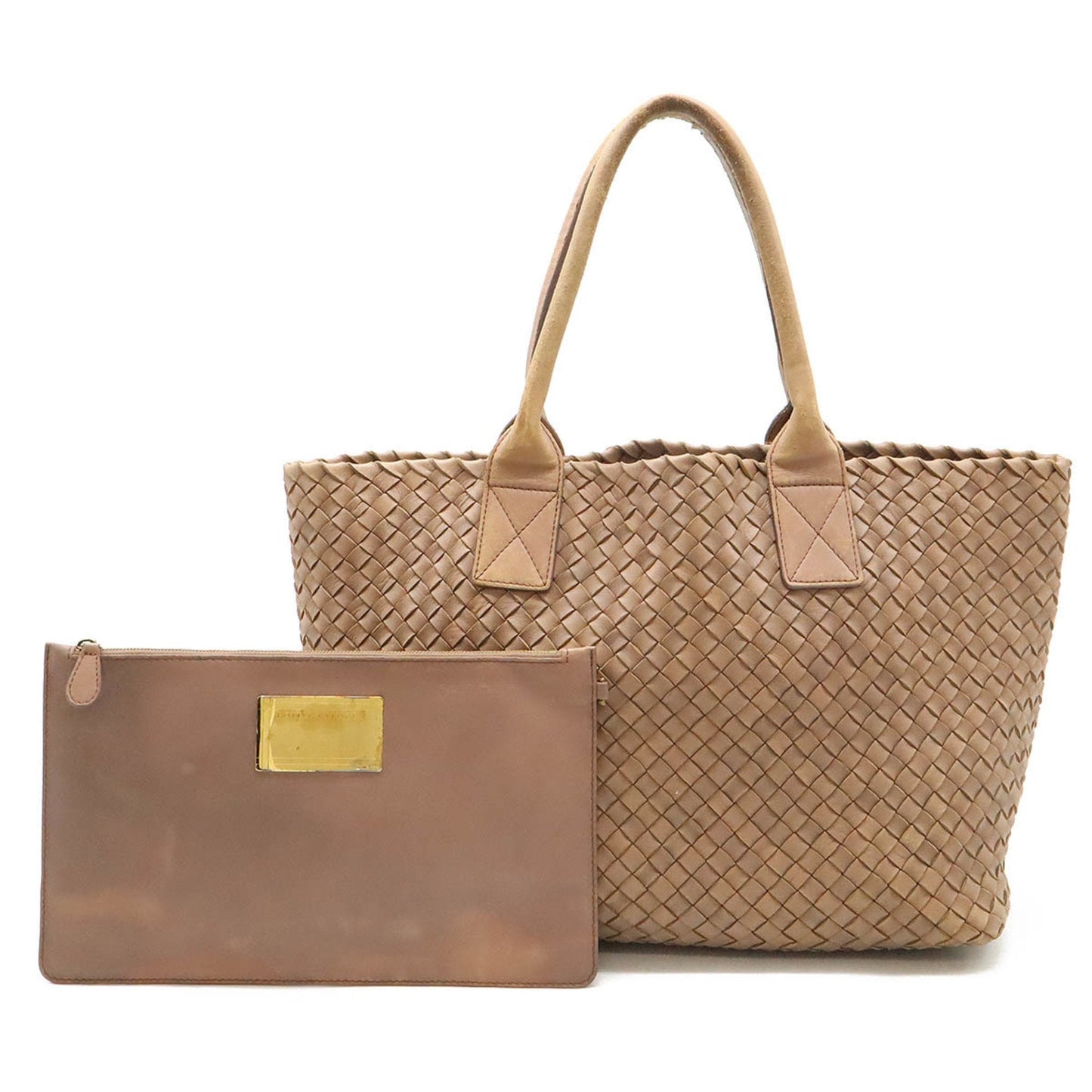 Luxury Bottega Veneta Leather Pouch Shoulder Bag Tote Bag ()