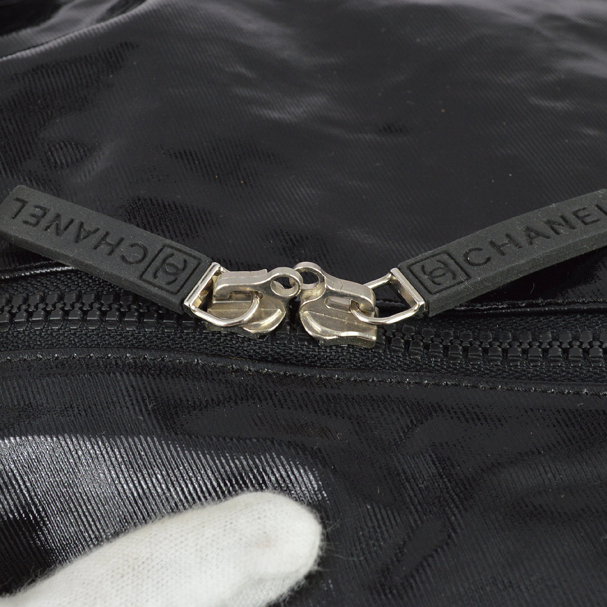 Luxury Chanel 2006-2008 Sports Line Black Vinyl Boston 55