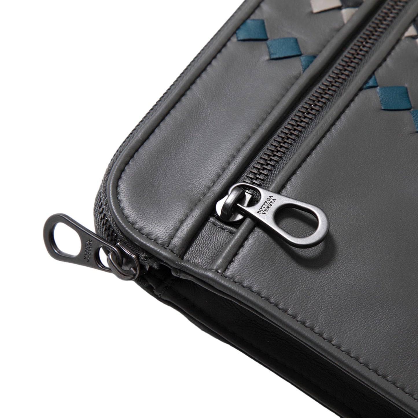 Luxury Bottega Veneta Men's Intrecciato Leather Clutch Bag
