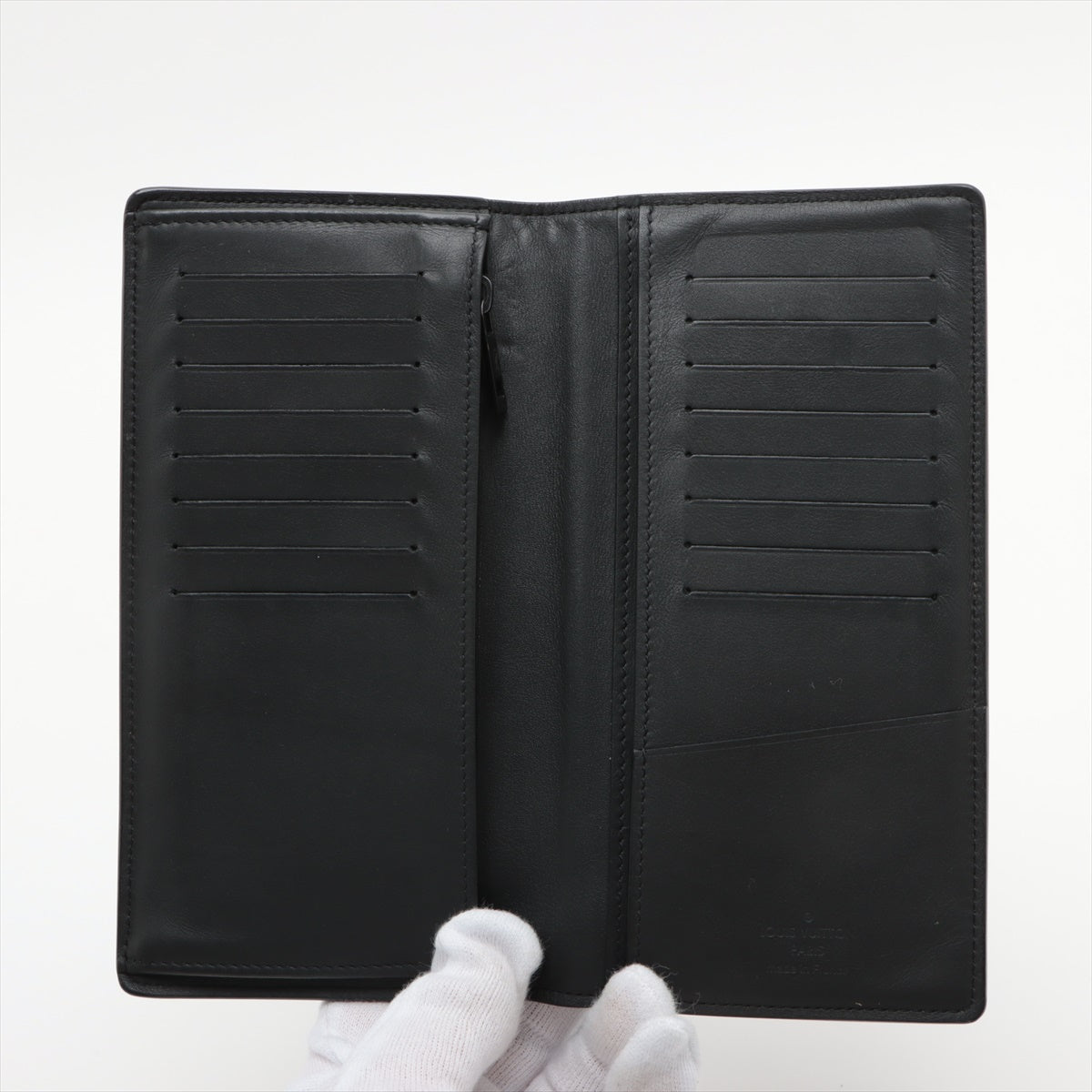 Louis Vuitton LV Aerogram Portefolio Braza M69980 Noir   Wallet