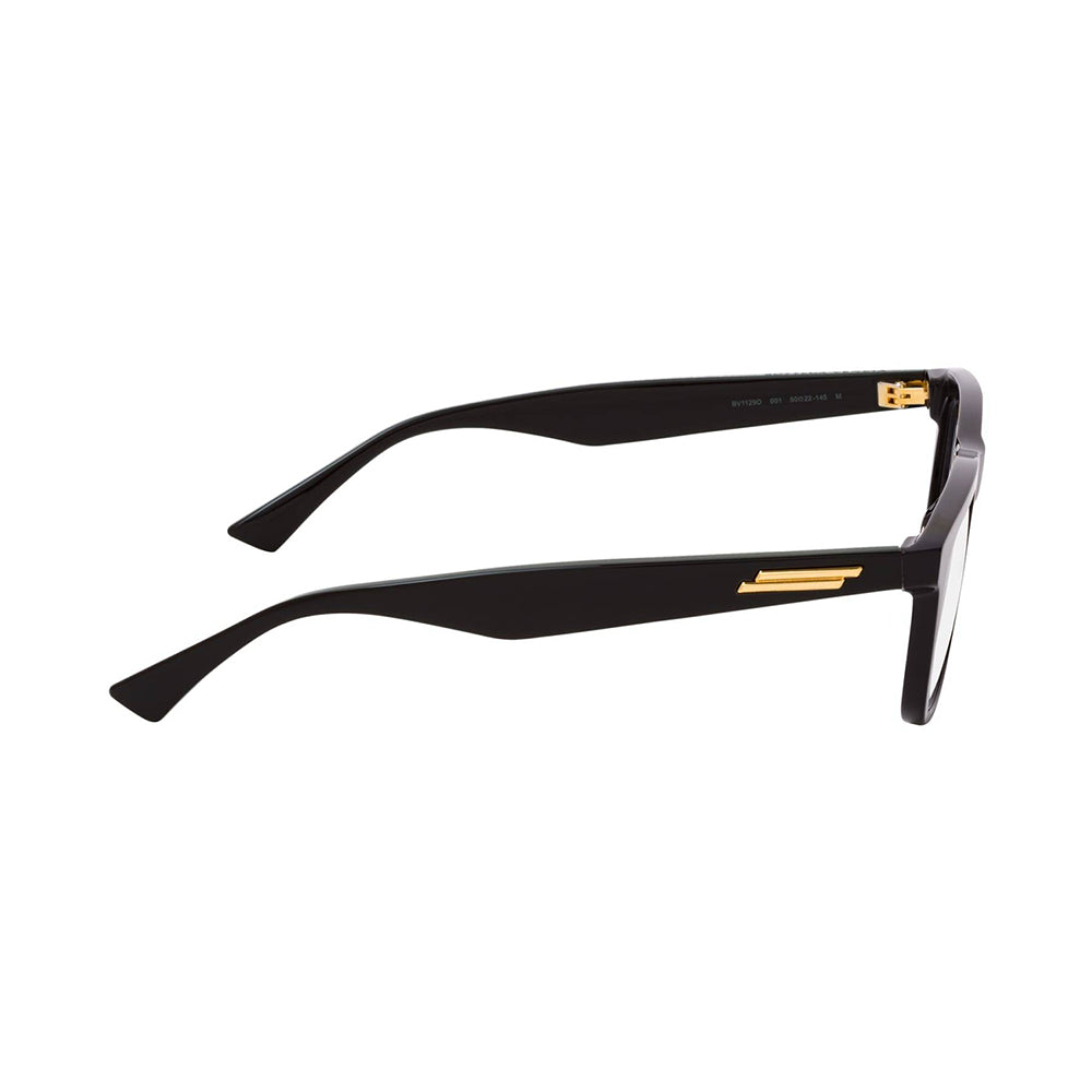 Luxury Bottega Veneta  BV 1129O 001 Unisex Rectangle Eyeglasses 50mm