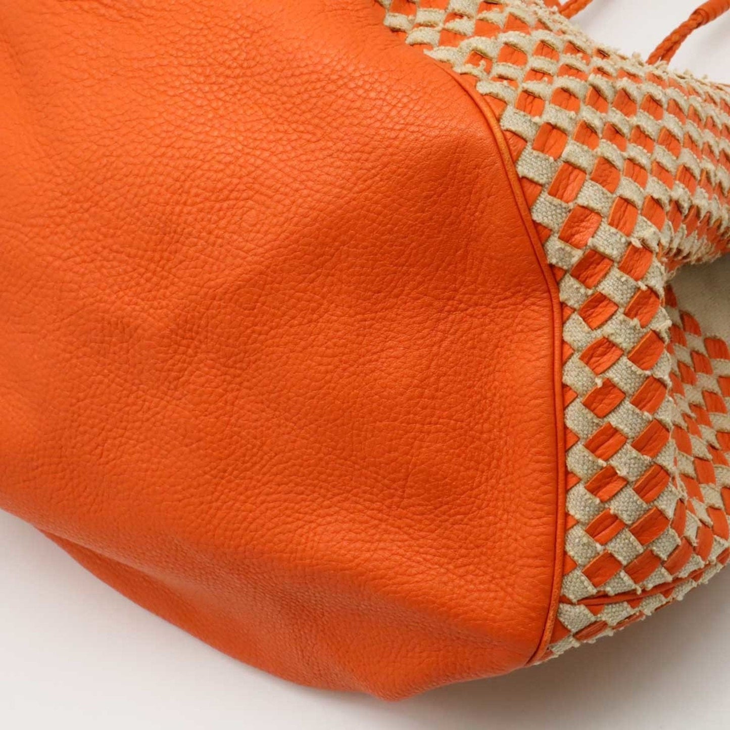 Luxury Bottega Veneta  Canvas Leather Tote Bag ()