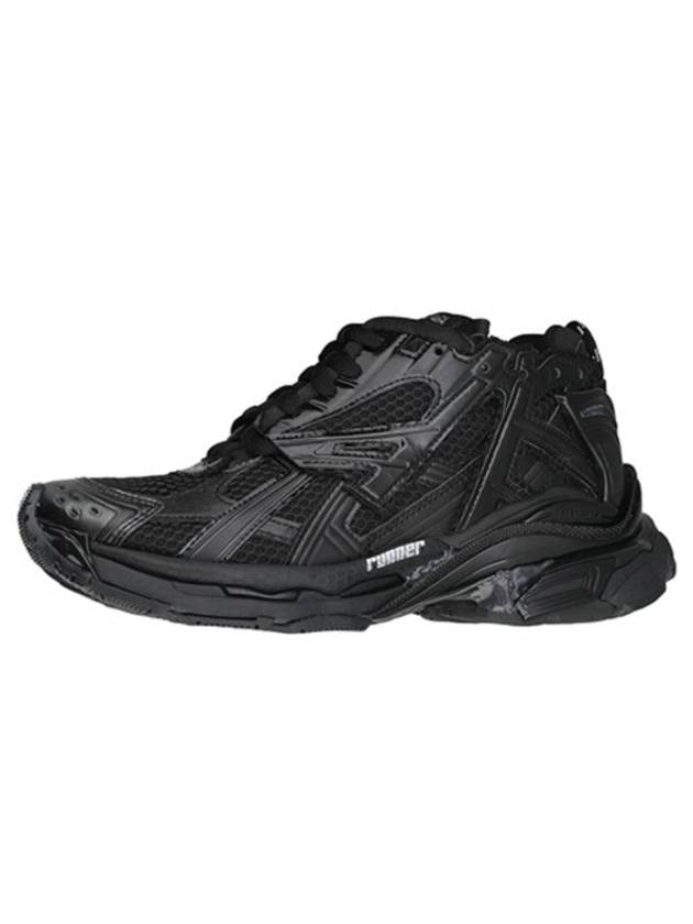 Luxury Balenciaga Runner Low Top Sneakers Black