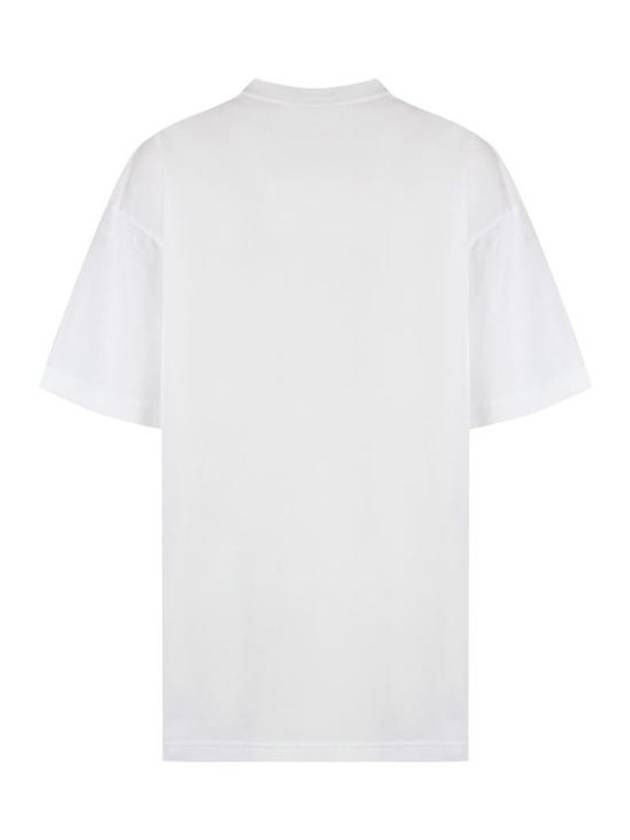 Luxury Gucci Trending 2025 Jersey Print Cotton Short Sleeve T-Shirt White
